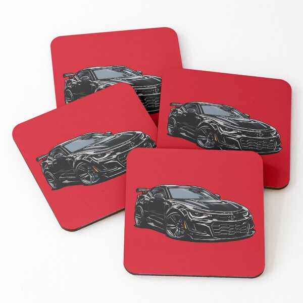 Item preview, ZL1 1LE Panther Black Matte 6th Gen Track Coupe Mini Toon designed and sold by VenZolic.