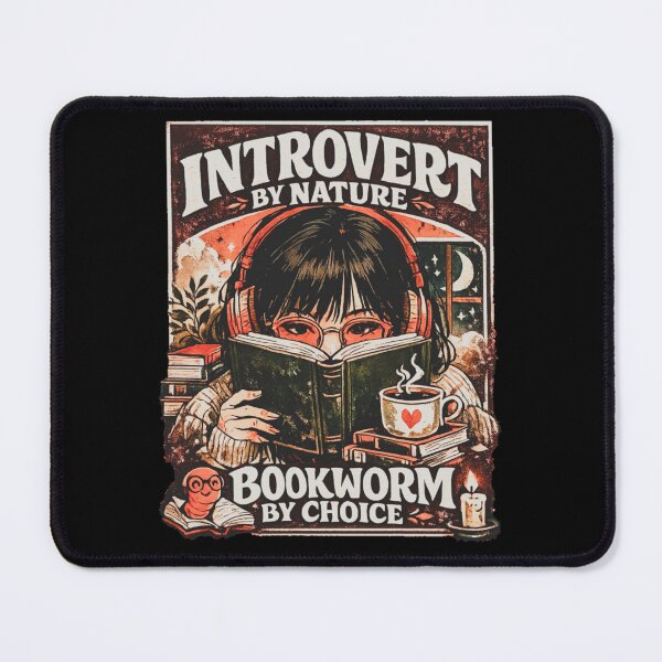 Item preview, Introvert by Nature Bookworm by Choice designed and sold by StockAnime.