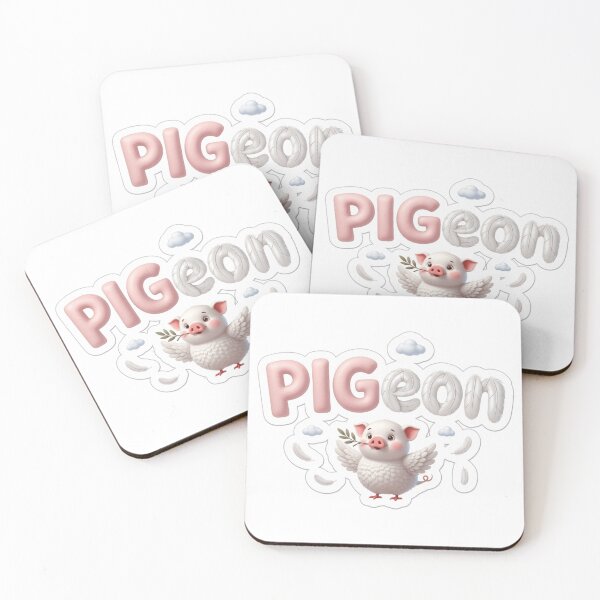 Item preview, PIGeon Funny Hybrid Animal Sticker Souvenir Summer Edition designed and sold by Imaginarium of Chaos falcon88 .