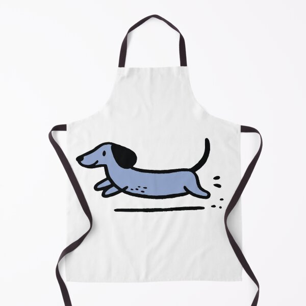 Item preview, Happy Running Dachshund Cute Minimalist Wiener Dog designed and sold by johnmardike13.