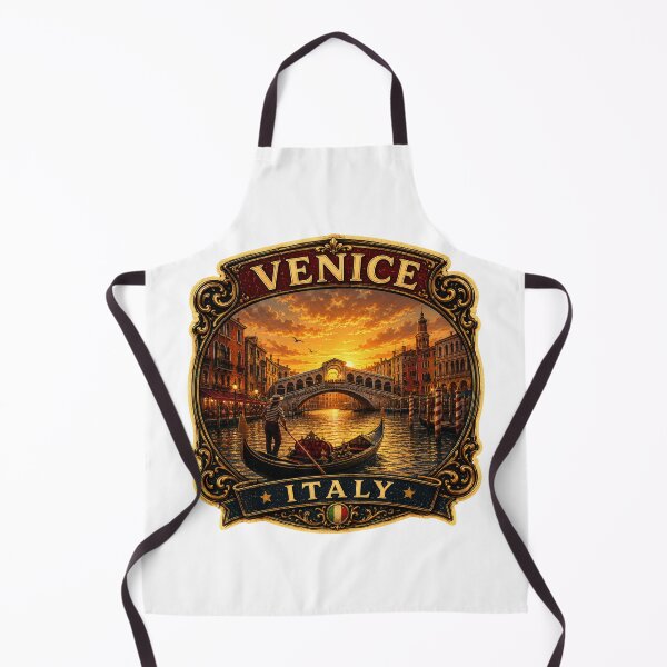 Item preview, Venice Italy Vintage Travel Badge Sticker | Rialto Bridge Gondola Retro Souvenir designed and sold by DreamPaw Studio.