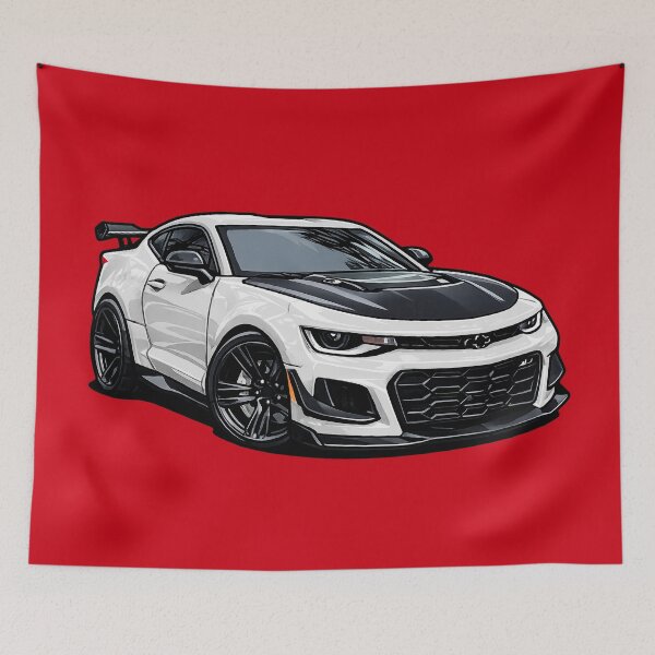 Item preview, ZL1 1LE  Summit White 6th Gen Track Coupe Mini Toon designed and sold by VenZolic.