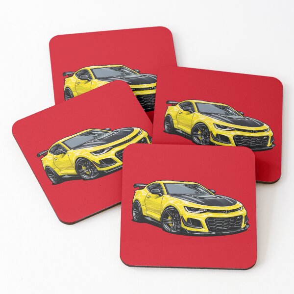 Item preview, ZL1 1LE BRIGHT YELLOW 6th Gen Track Coupe Mini Toon designed and sold by VenZolic.