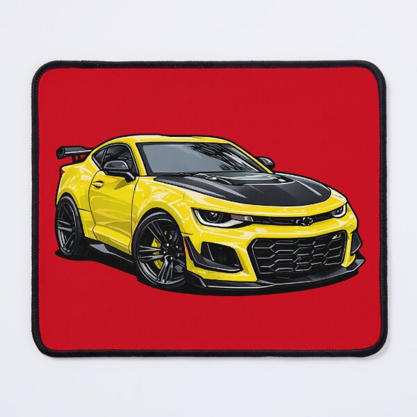 Item preview, ZL1 1LE BRIGHT YELLOW 6th Gen Track Coupe Mini Toon designed and sold by VenZolic.