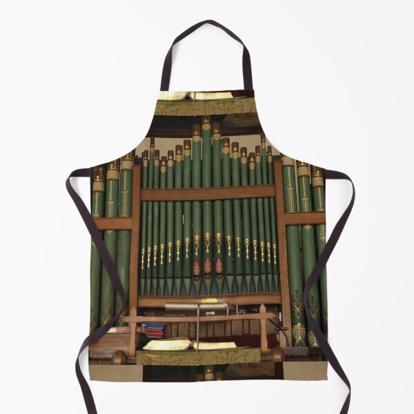 Item preview, Vintage Green and Gold Pipe Organ designed and sold by pinkal.