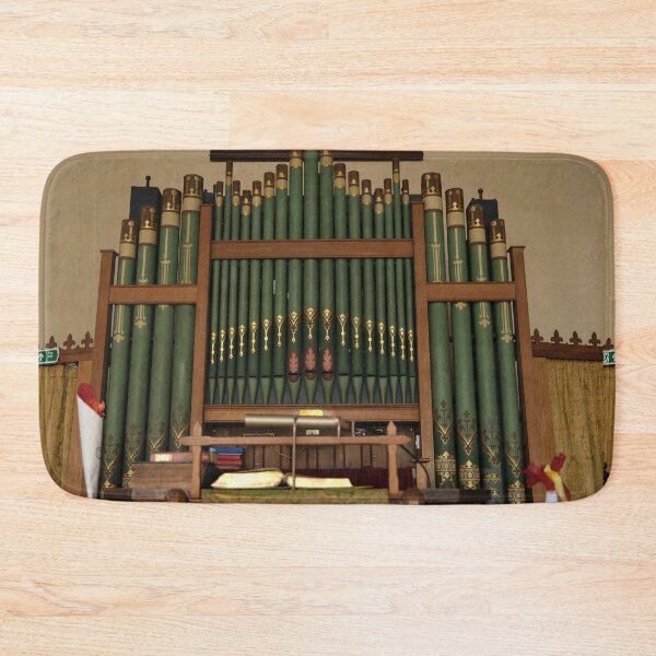 Item preview, Vintage Green and Gold Pipe Organ  designed and sold by pinkal.