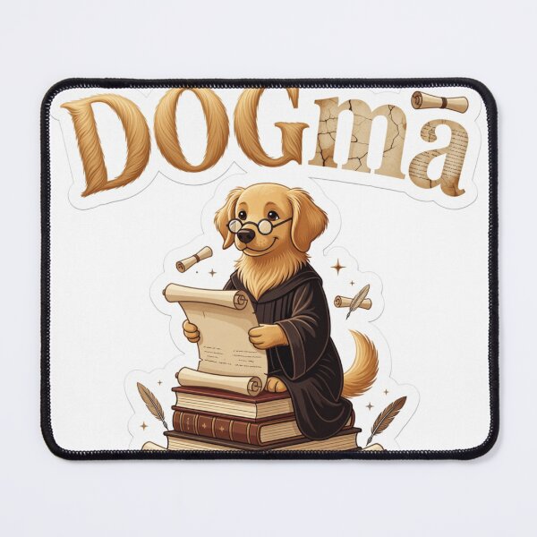 Item preview, DOGma Wise Dog Wordplay Sticker Souvenir Summer Edition designed and sold by Imaginarium of Chaos falcon88 .