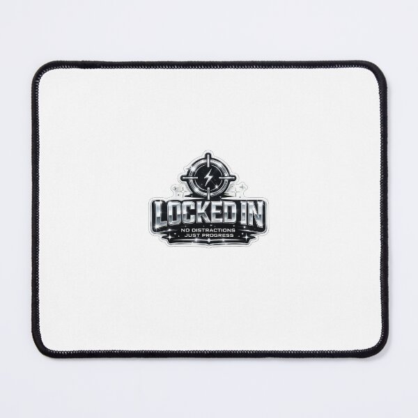 Item preview, Locked In | Chrome Y2K Typography Sticker | Futuristic Motivation designed and sold by DESPOT07.