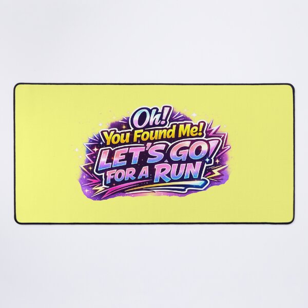 Item preview, Oh You Found Me! Let’s Go For A Run – Bold Neon Running Motivation Streetwear Design designed and sold by NIEWIDAC.studio.