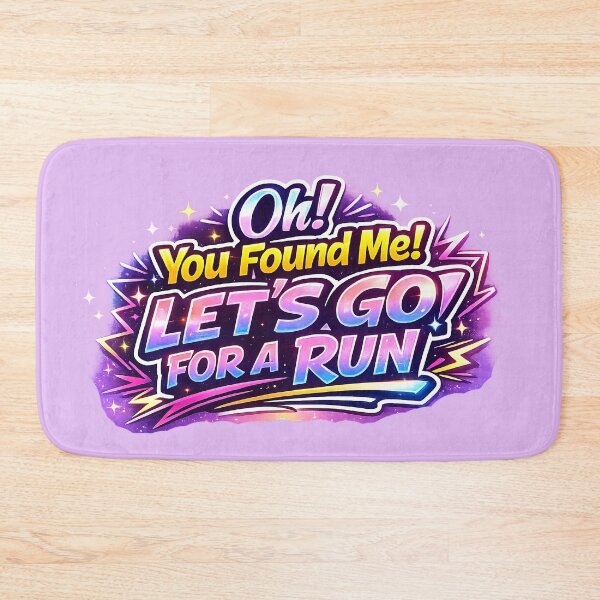 Item preview, Oh You Found Me! Let’s Go For A Run – Bold Neon Running Motivation Streetwear Design designed and sold by NIEWIDAC.studio.