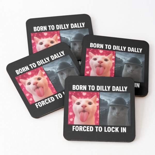 Item preview, Born To Dilly Dally Forced To Lock In designed and sold by PastelWingg.