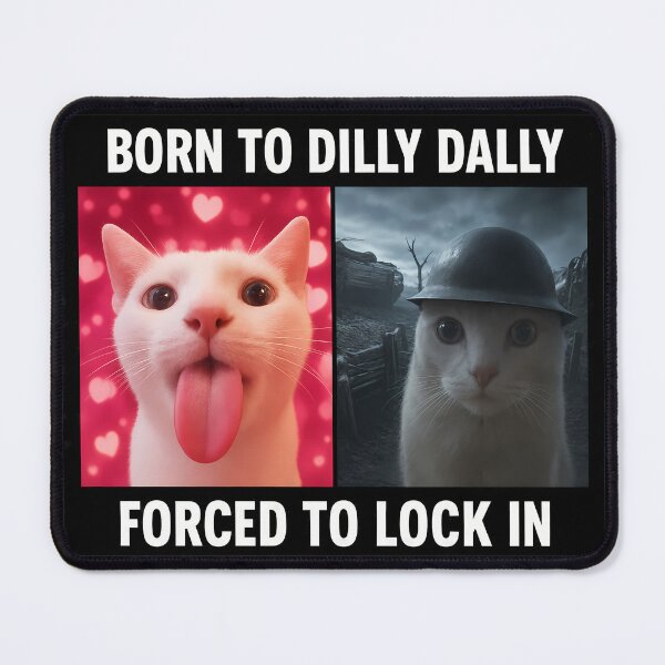 Item preview, Born To Dilly Dally Forced To Lock In designed and sold by PastelWingg.