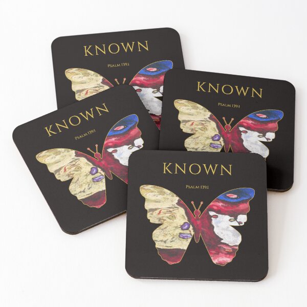 Item preview, KNOWN | Psalm 139:1 | Christian Butterfly Art designed and sold by KittenAndCo.