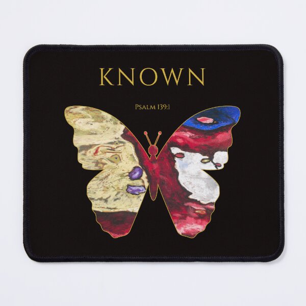 Item preview, KNOWN | Psalm 139:1 | Christian Butterfly Art designed and sold by KittenAndCo.
