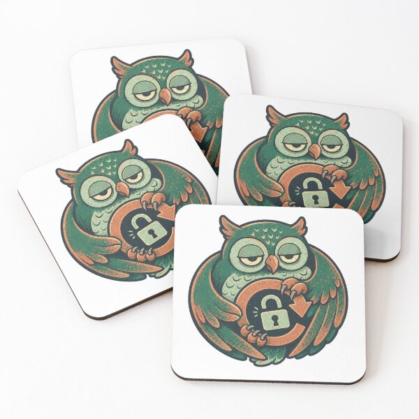 Item preview, Password-Reset Owl – Cybersecurity Creature designed and sold by yagniikd-.