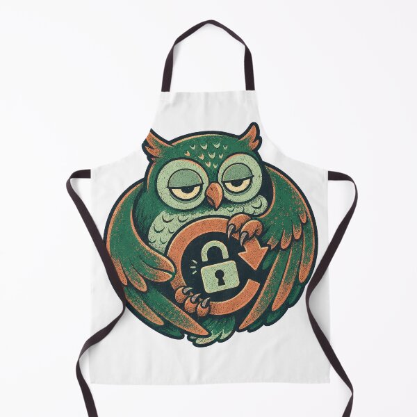 Item preview, Password-Reset Owl – Cybersecurity Creature designed and sold by yagniikd-.