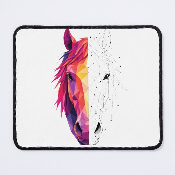 Item preview, Geometric Split Face Horse Head designed and sold by DKSH1234.