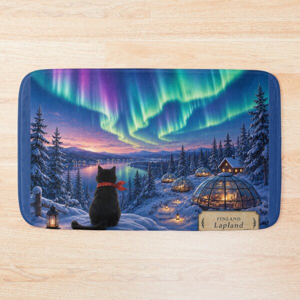 Item preview, Black Cat Journey: Lapland Under the Northern Lights designed and sold by lbl-shop.