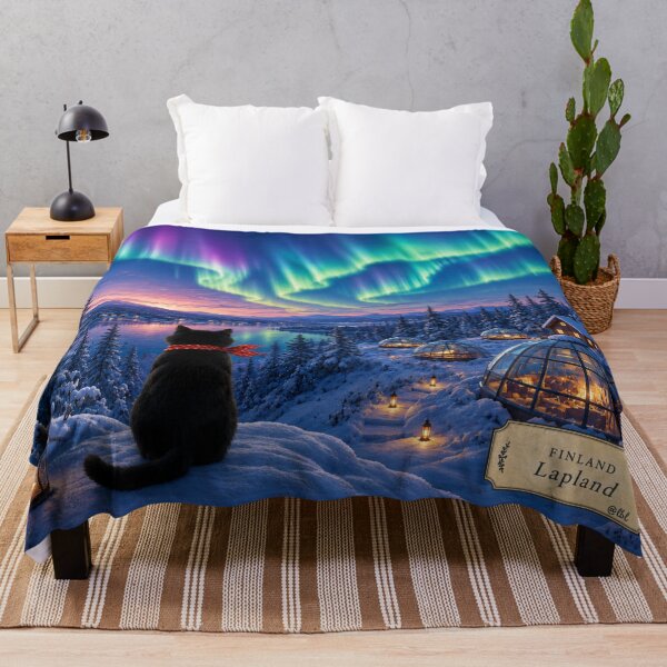 Item preview, Black Cat Journey: Lapland Under the Northern Lights designed and sold by lbl-shop.