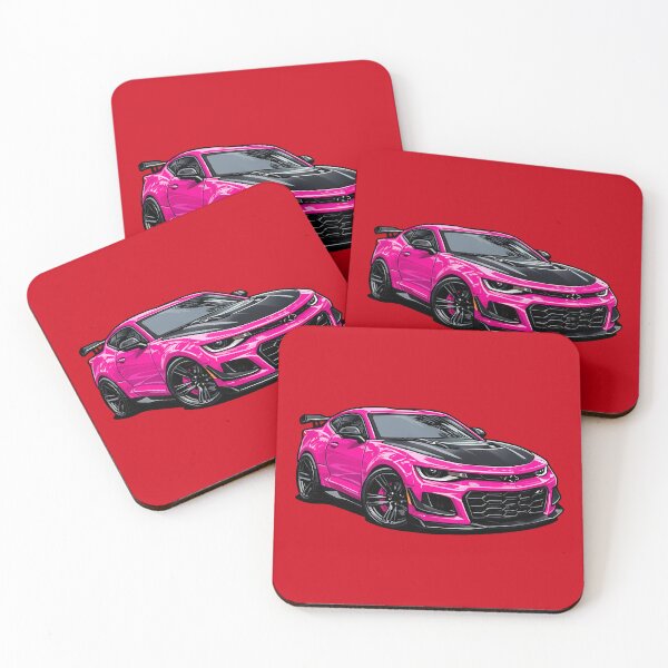 Item preview, ZL1 1LE Hot Pink 6th Gen Track Coupe Mini Toon designed and sold by VenZolic.