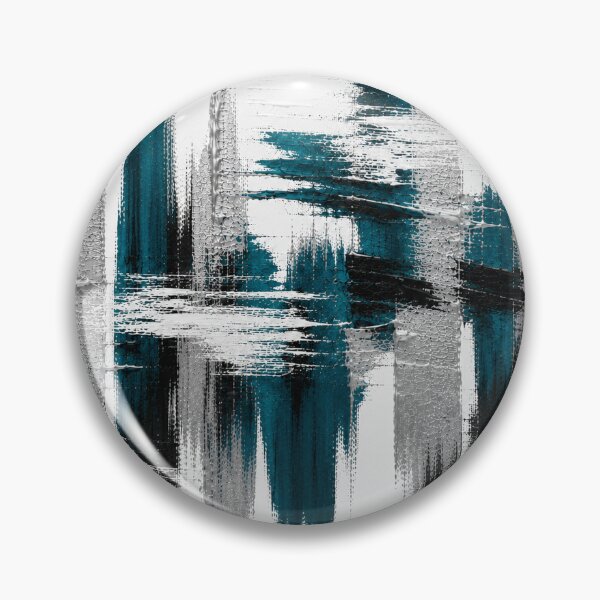 Item preview, Petroleum Skyline – Textured Modern Abstract Cityscape designed and sold by Ingorgia Studio.