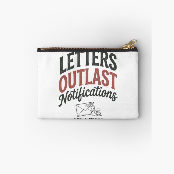 Item preview, Letters Outlast Notifications – Snail Mail & Pen Pal Graphic designed and sold by Inky Accessories.