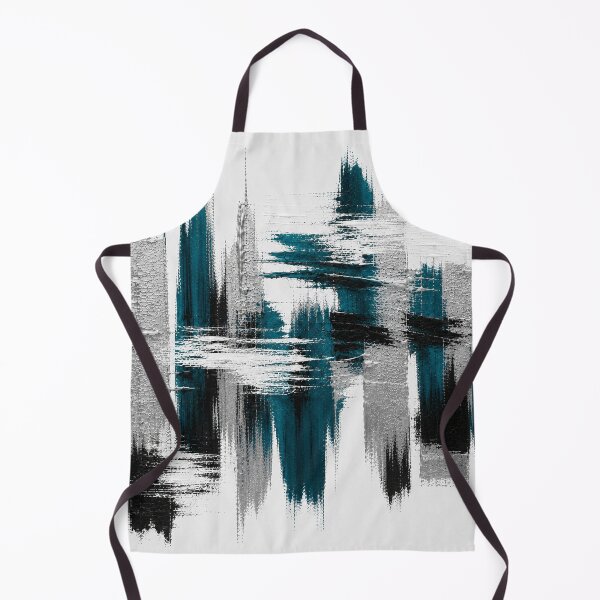 Item preview, Petroleum Skyline – Textured Modern Abstract Cityscape designed and sold by Ingorgia Studio.
