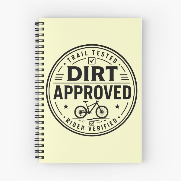 Item preview, Dirt Approved MTB Badge Sticker Design designed and sold by SingleTrackes.