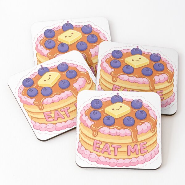 Item preview, Cute Kawaii Pancake Sticker with Syrup and Berries – Eat Me Dessert Illustration designed and sold by nouhaZN.