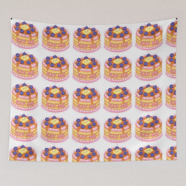 Item preview, Cute Kawaii Pancake Sticker with Syrup and Berries – Eat Me Dessert Illustration designed and sold by nouhaZN.