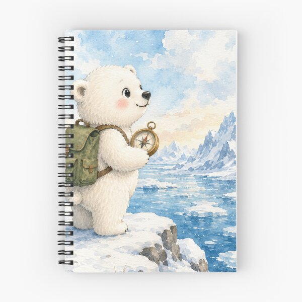 Item preview, Cute Polar Bear Explorer designed and sold by Snikdha.