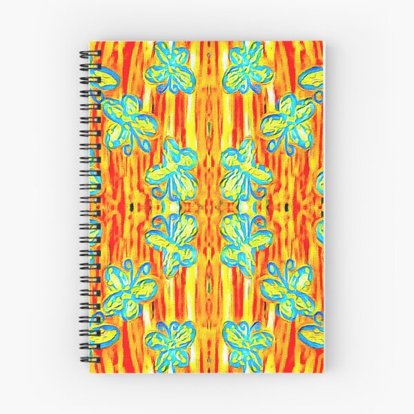 Item preview, Digital Butterfly designs on Red Orange background  designed and sold by Fayes4Art.