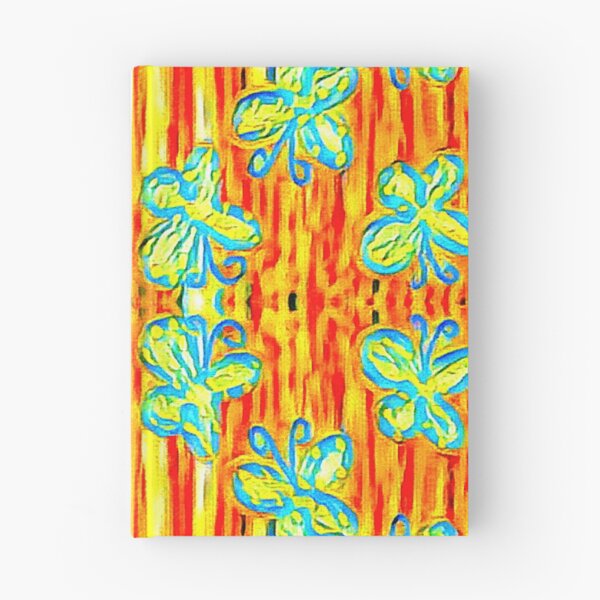 Item preview, Digital Butterfly designs on Red Orange background  designed and sold by Fayes4Art.