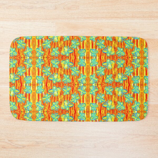 Item preview, Digital Butterfly designs on Red Orange background  designed and sold by Fayes4Art.