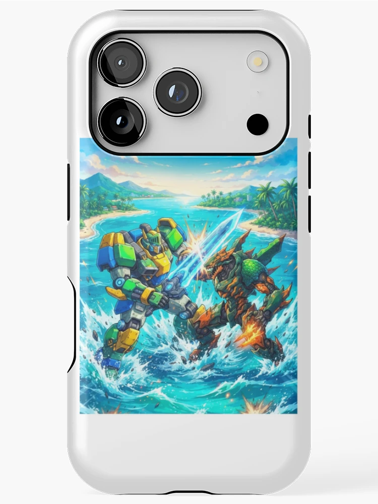 Thumbnail 1 of 4, iPhone Case, alien robots designed and sold by PP&RAINBOW SHOP.