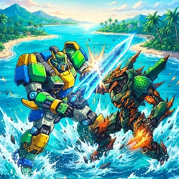Artwork thumbnail, alien robots by PP&RAINBOW SHOP