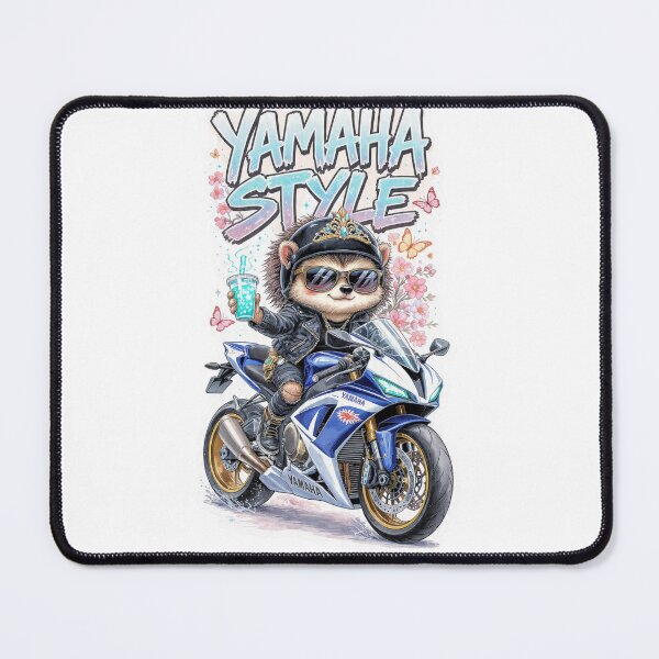 Item preview, Yamaha Style Boba Break - Hedgehog Rider designed and sold by Hellulandia - no nää ny vaa o tämmöne.