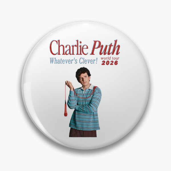 Item preview, Charlie Puth Presents Whatever's Clever World Tour designed and sold by GloomWood.