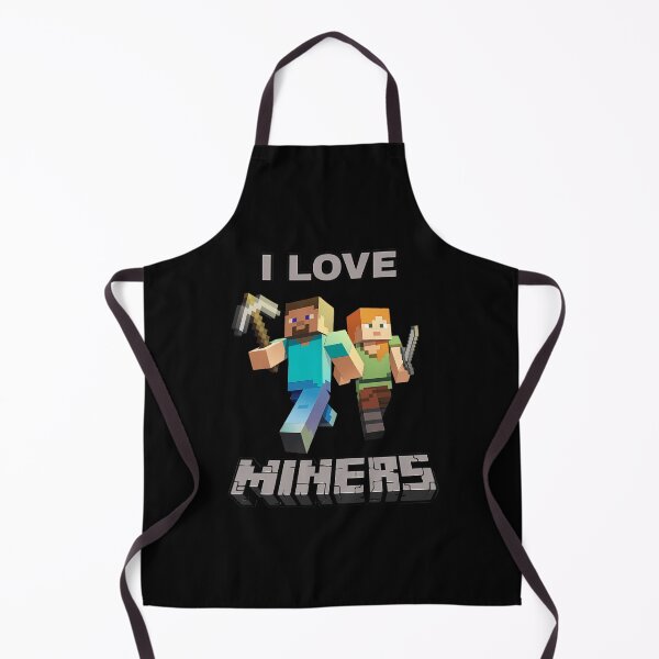 Item preview, "I Love Miners" Minecrafts Meme designed and sold by RiedelOtano.