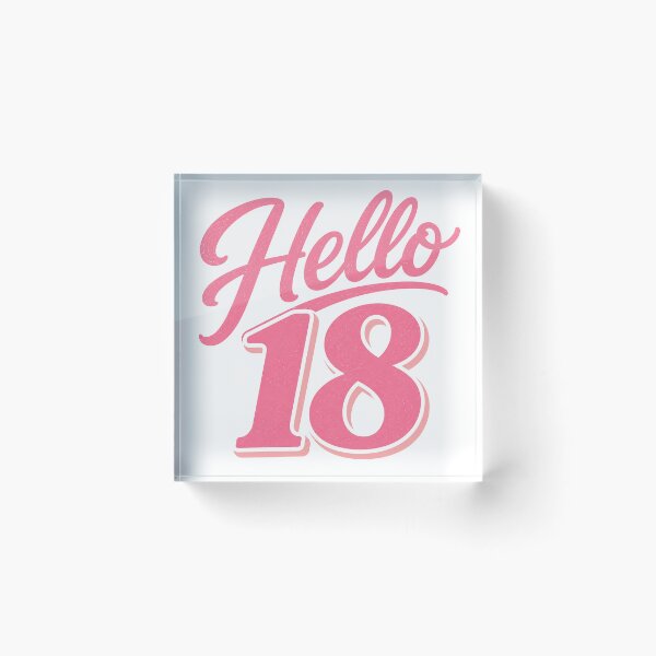 Item preview, Hello 18 designed and sold by PamLeeDesign.