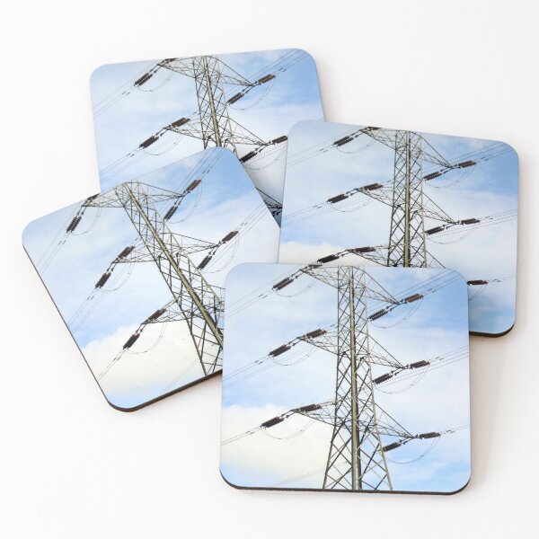 Item preview, Symmetrical Electricity Pylon Skyward Perspective designed and sold by pinkal.