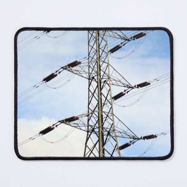 Item preview, Symmetrical Electricity Pylon Skyward Perspective designed and sold by pinkal.