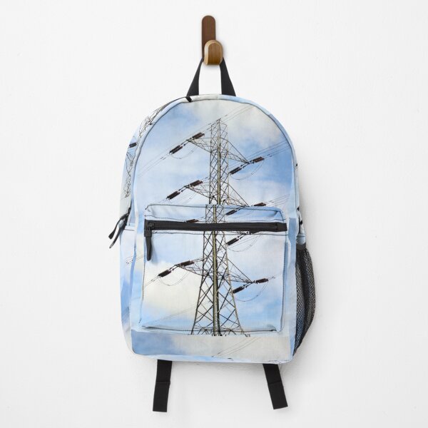 Item preview, Symmetrical Electricity Pylon Skyward Perspective designed and sold by pinkal.