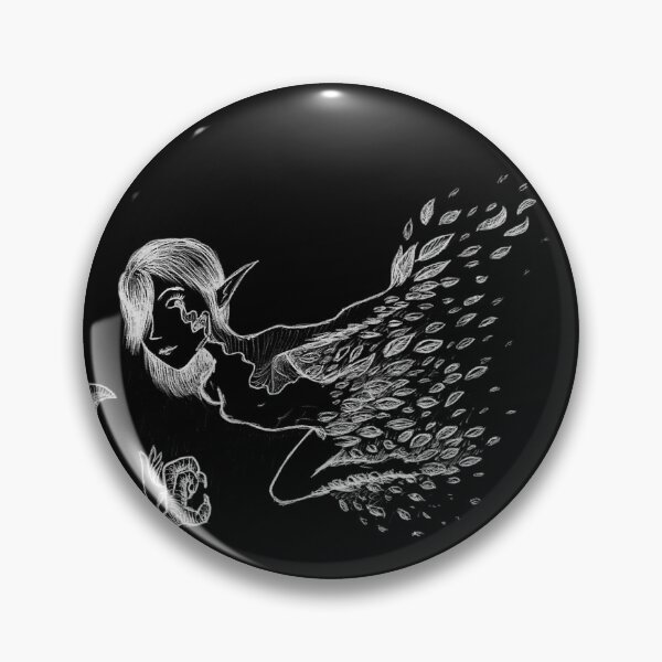 Item preview, Abstract Magical Bird Human Flying Black Ballpoint Pen Drawing Light Version designed and sold by BOKEbyTC.