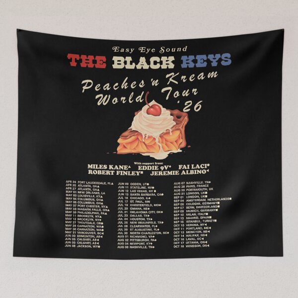 Item preview, Dan kubawa black keys tour dates 2026 lagibisa designed and sold by ildredmun.