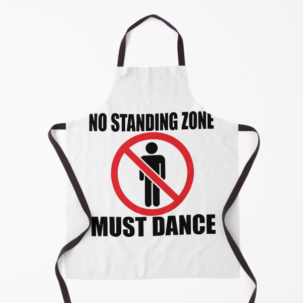 Item preview, No Standing Zone Must Dance Rave Sign designed and sold by ZenRave Designs.