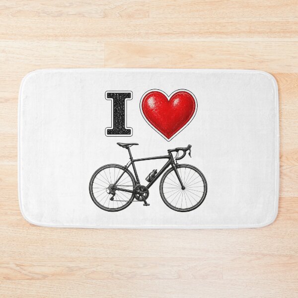 Item preview, I Love Cycling | Road Bike Lover Design | Cyclist Gift | Bicycle Enthusiast Art designed and sold by GottaPics.