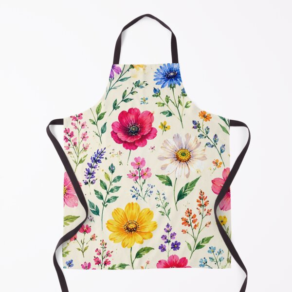 Item preview, Watercolor Wildflower Pattern – Spring Floral Print – Botanical Watercolor Design – Cottage Floral Gift – Colorful Meadow Flower Art designed and sold by @SHINTOSARTSTORE.