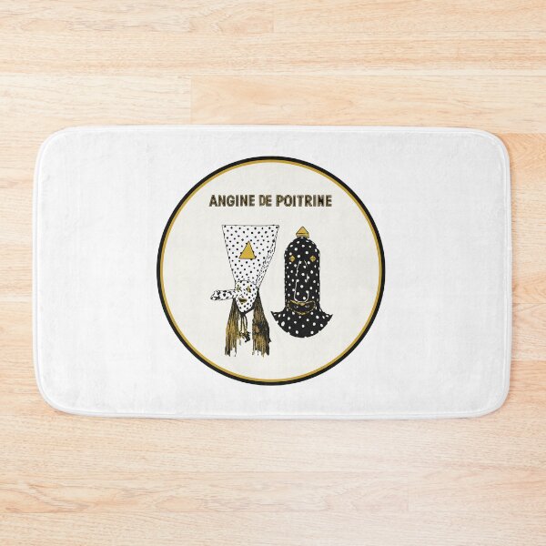 Item preview, ANGINE DE POITRINE - UNIQUE RARE ORIGINAL TSHIRT STICKER designed and sold by SentientGallery.