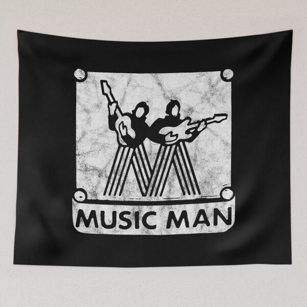 Item preview, music man logo (for dark products) designed and sold by Chanchal34.
